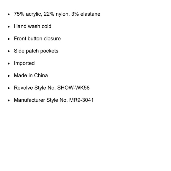 Show Me Your MuMu Melrose Sweater Jacket In Cream Knit - Picture 4 of 5